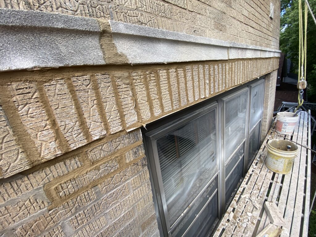 Lintel Replacement in progress