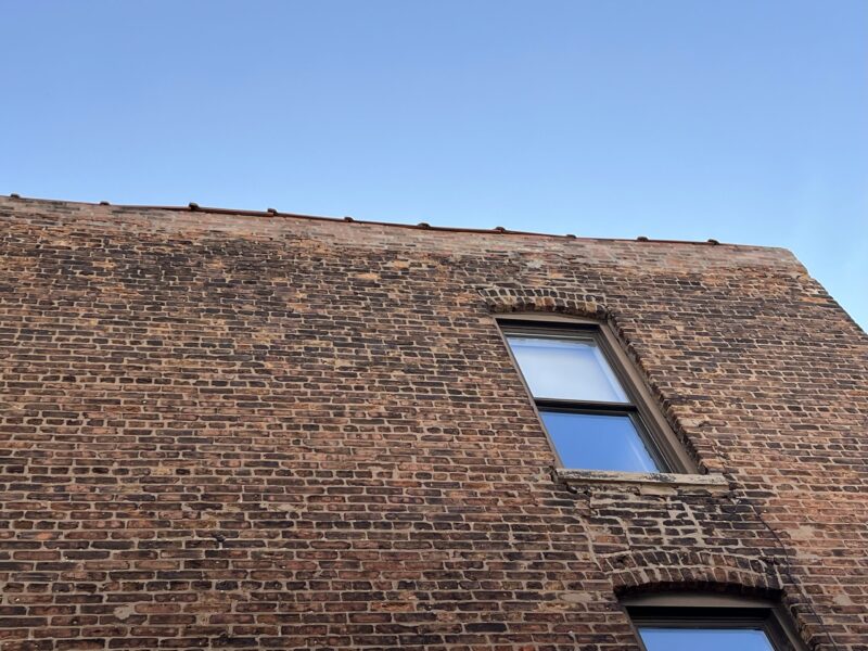 window on the building