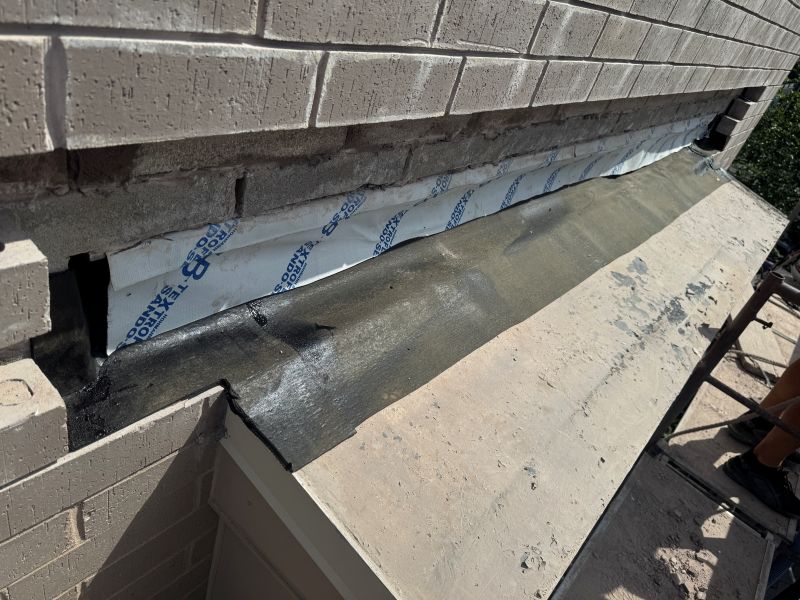 Masonry Restoration & Waterproofing in progress